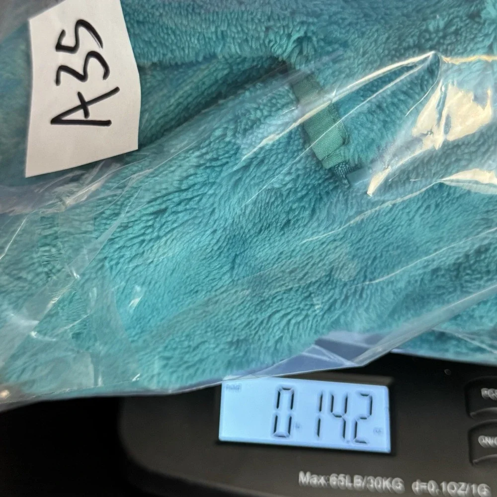 LL BEAN Kids L 14-16 Hi-Pile Fleece‎ Blue Full Zip Hooded Fleece Jacket Large